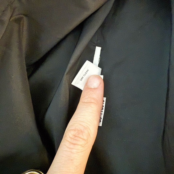 Ann Taylor Elegant Black Women's Coat Sz 4 - Picture 5 of 7